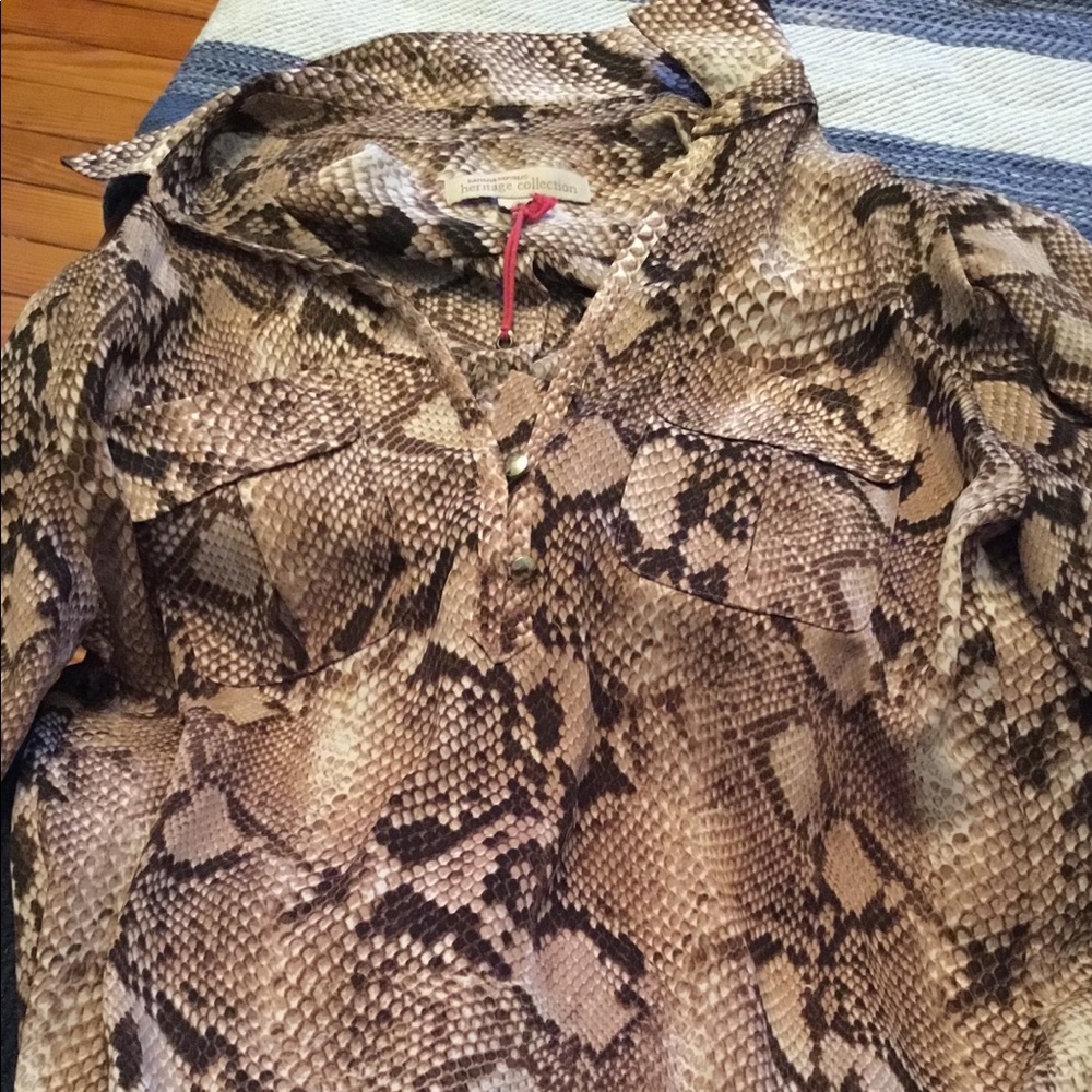 Super cute snack skin blouse